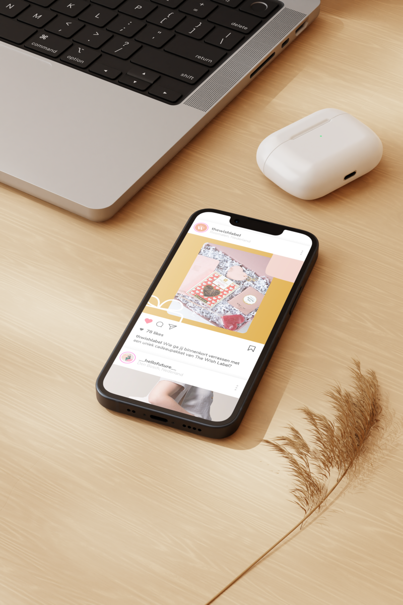 Visual template social media The Wish Label