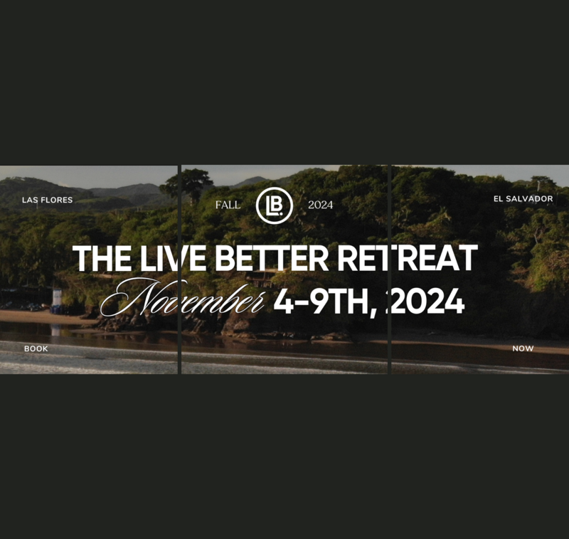 Live Better pinned Instagram posts for their next retreat