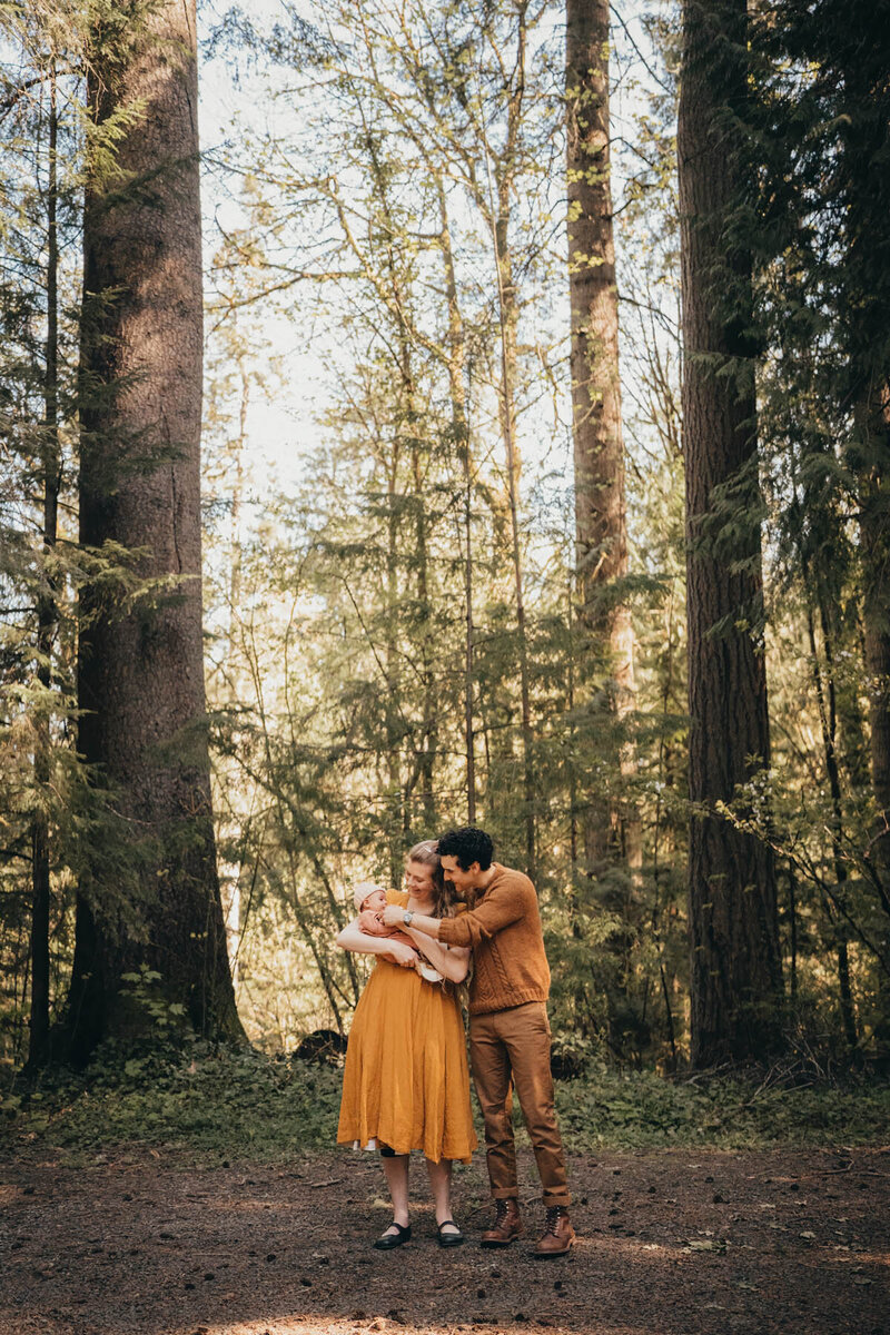 Outdoor Family Portrait  in Olympia