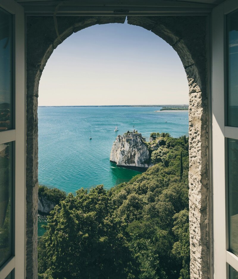 view of the Mediterranean sea