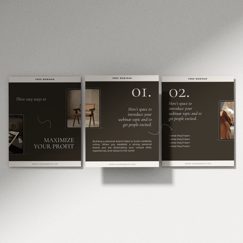 Carousel post Canva template
