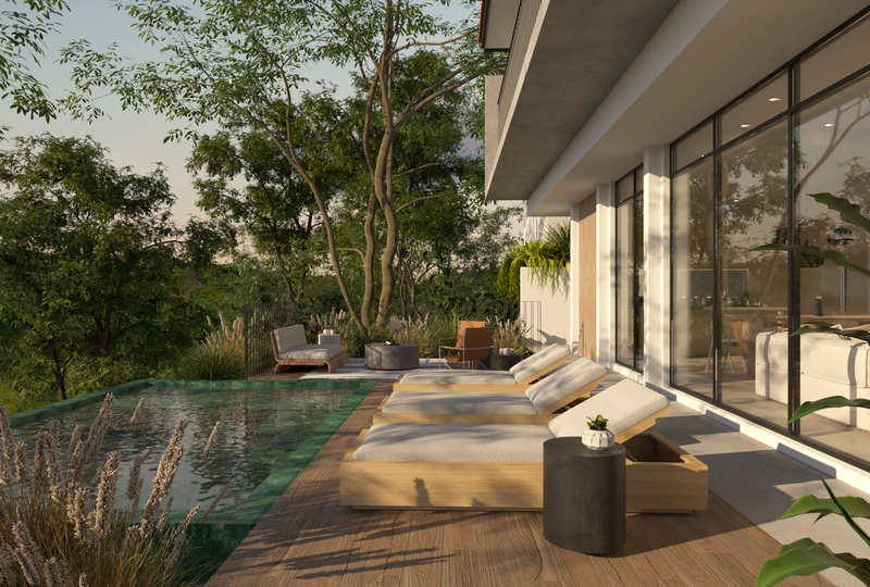 C 57 Bosque - Triametry Studio - Terraza