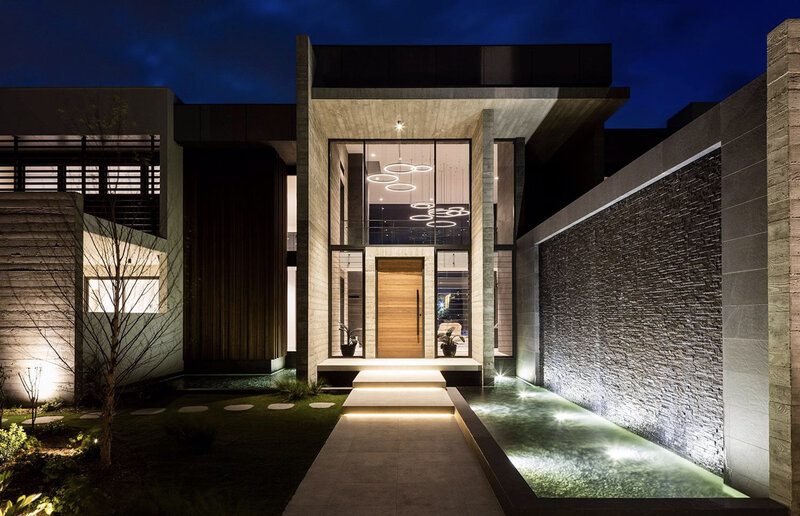 Minyama Island Inertech lighting garden night control Automation entry