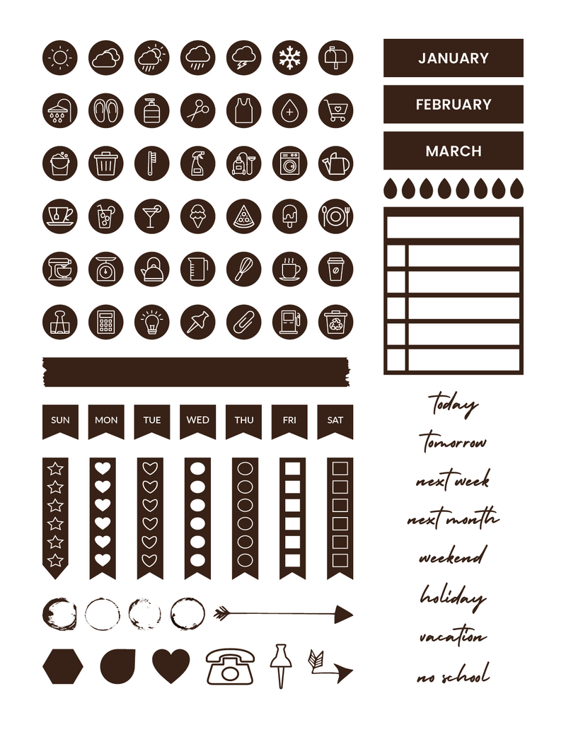 20 Five Digital Planner No 09 by Click 2 Plan-3