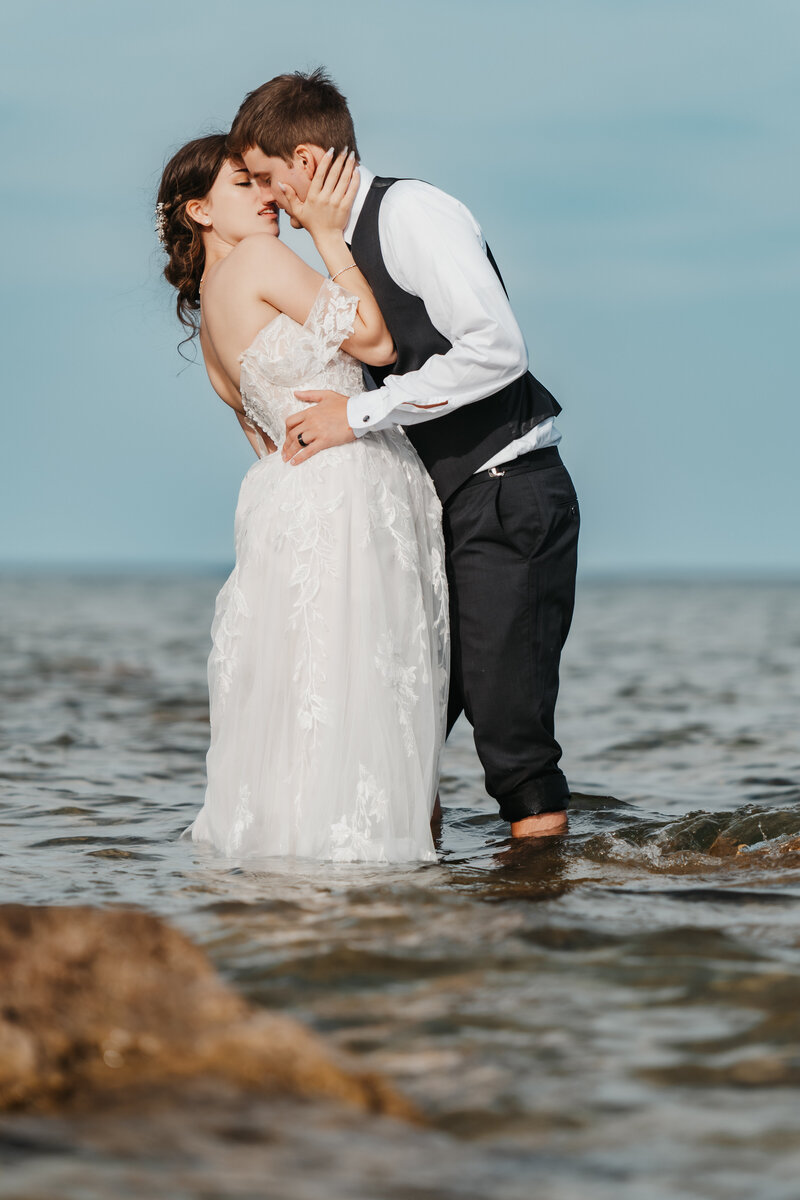Promani Weddings photography setup for wedding day services featuring camera and lighting equipment.