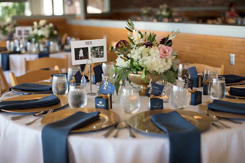 Elegant reception table setting