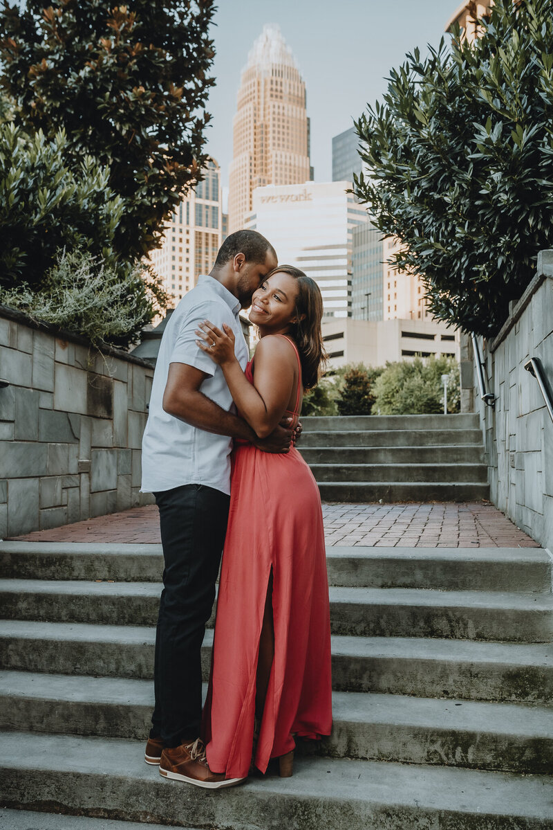 Engagement Session at Romare Bearden Park in Charlotte, NC