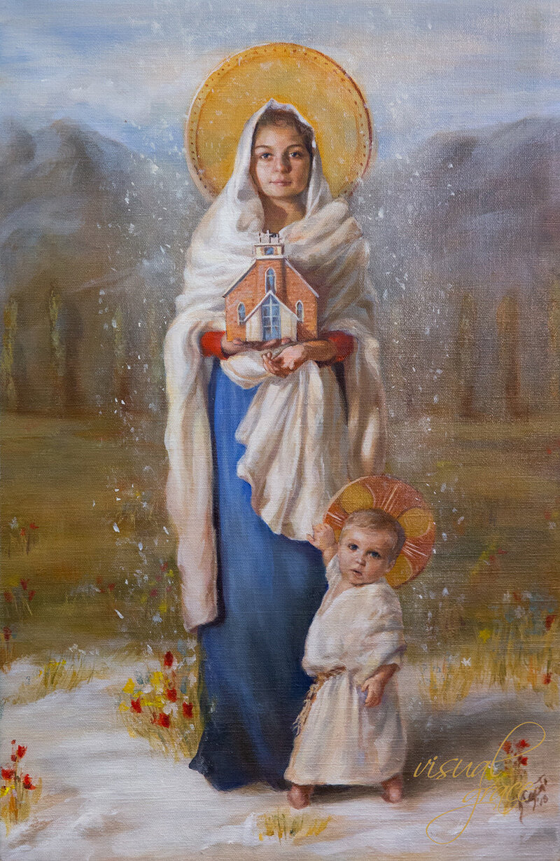 Our Lady of Snows print