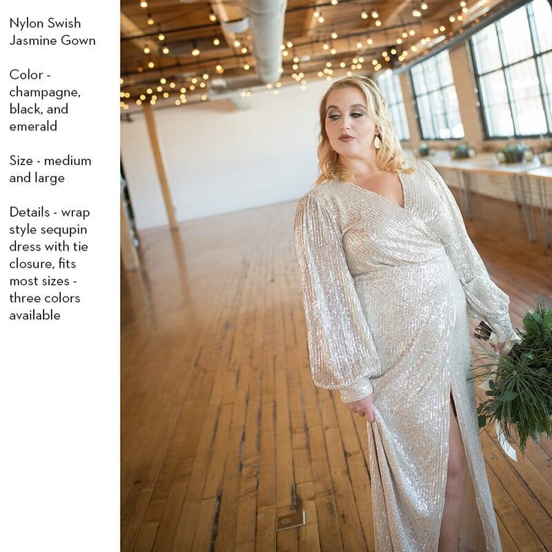 client closet - jasmine gown