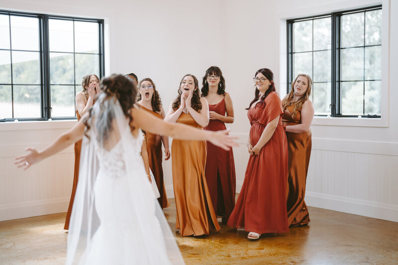 Central PA wedding couple at sweetheart table during reception at Hazelwood