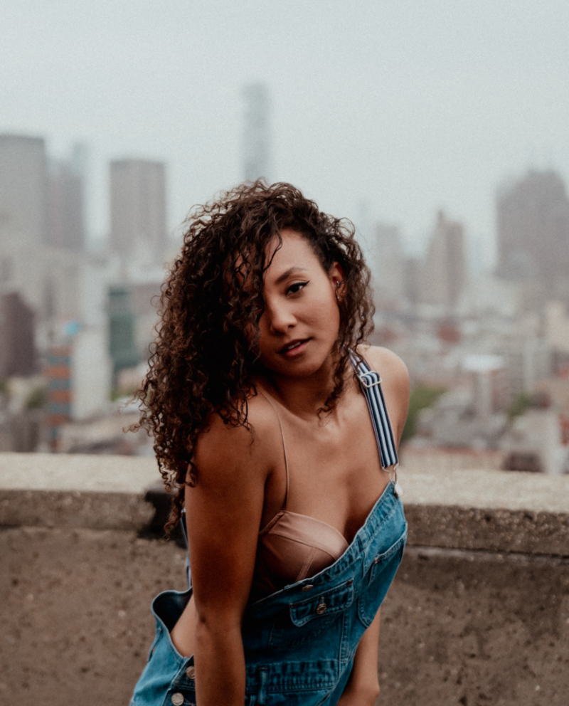 woman posing for the camera