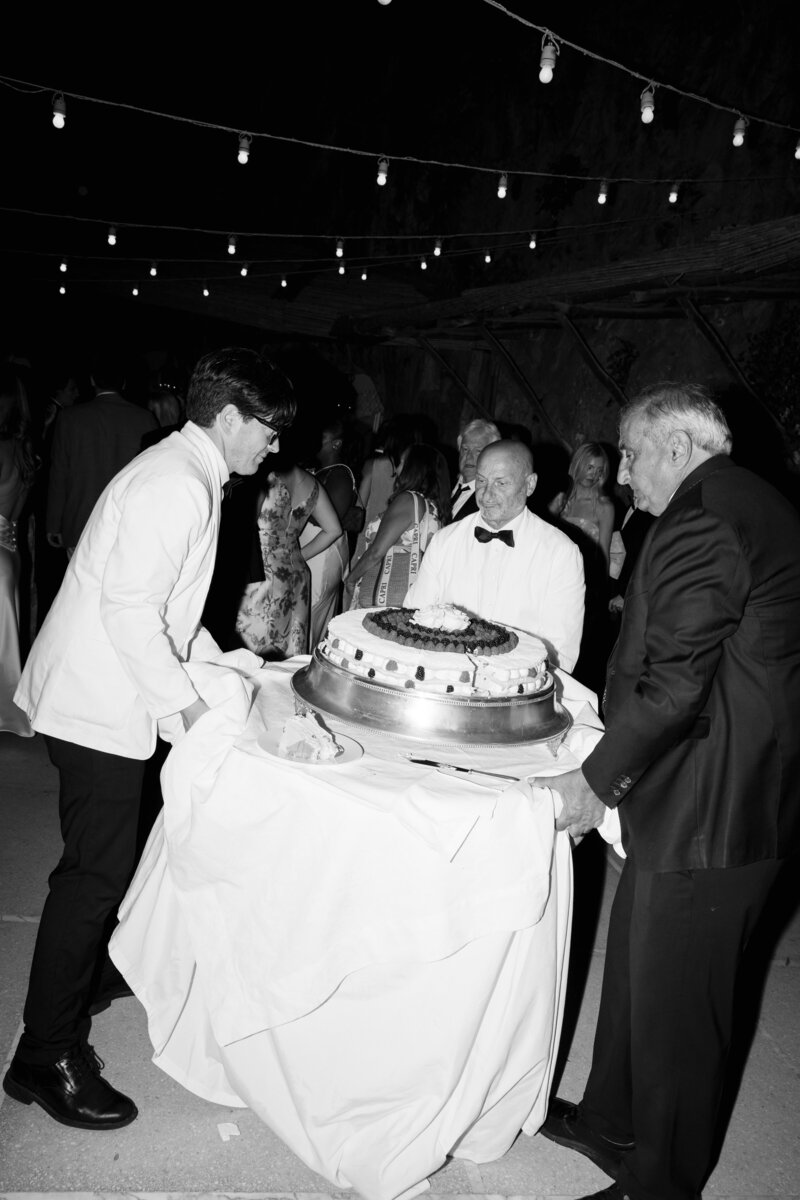 Romantic Italian wedding celebration at Hotel Santa Caterina with an intimate terrace reception