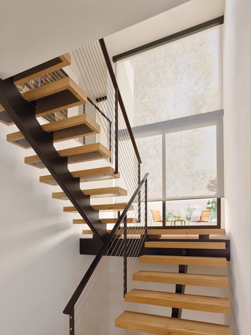 Living space window blinds