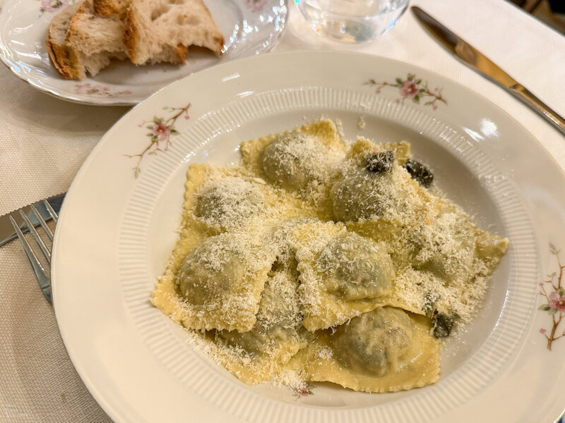 Pasta at Fratelli Bruzzone in Turin, Italy