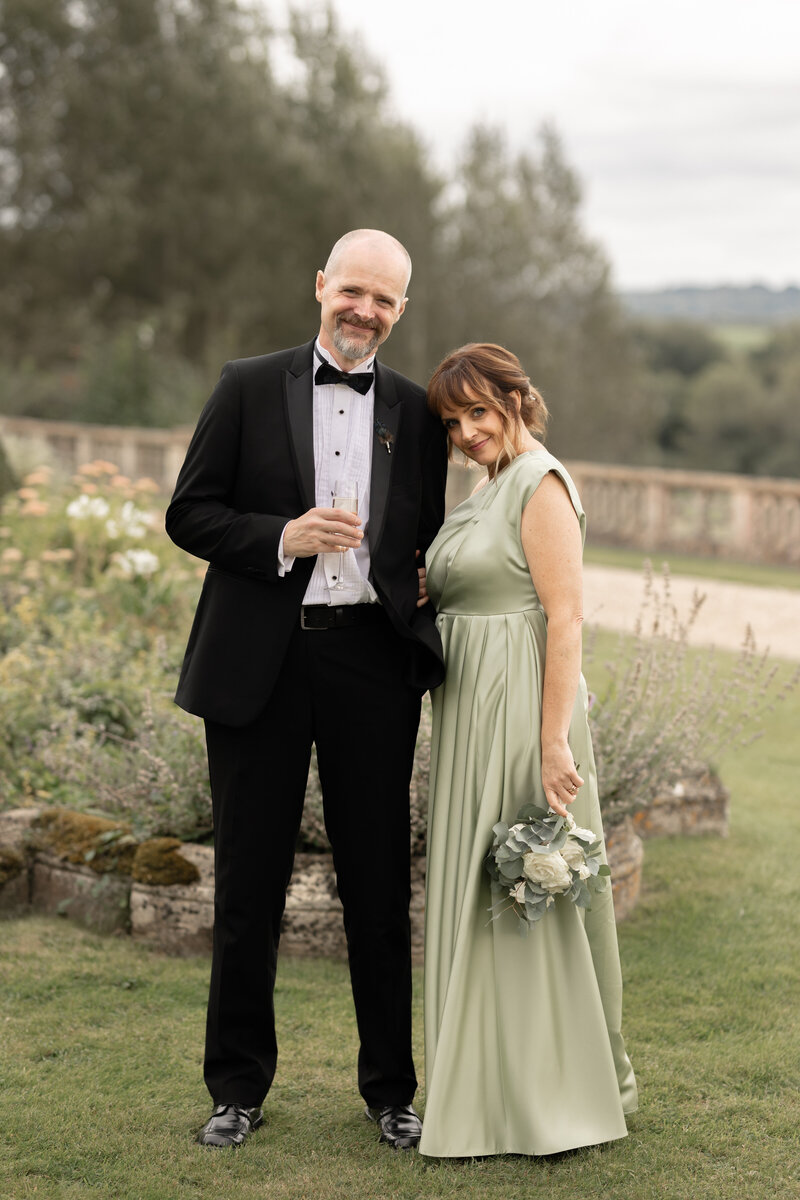 Candid portrait of guests at Orchardleigh Estate wedding