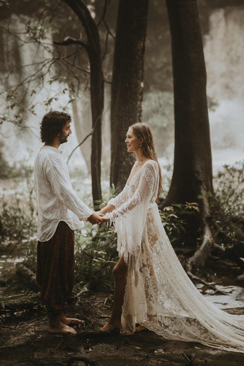 Palenque Waterfall Adventure Elopement