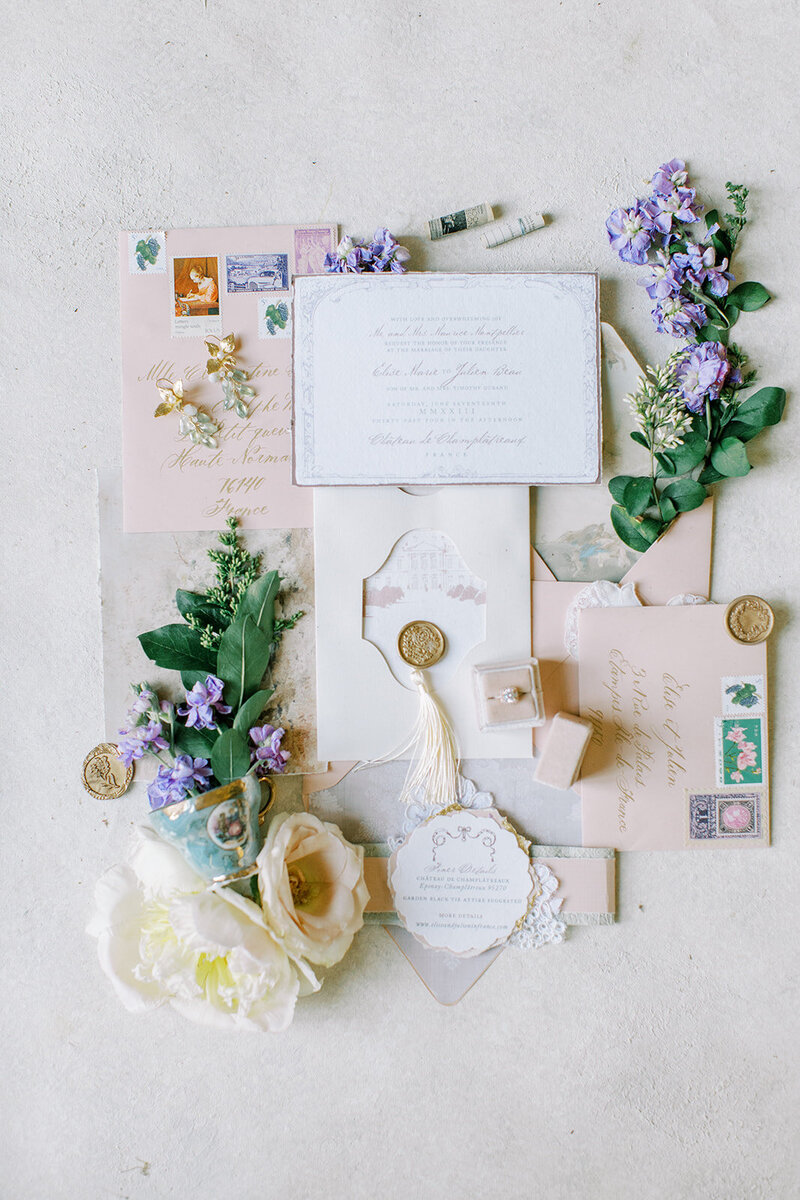 Pretty Stock Images Paris Chateau Wedding - 364