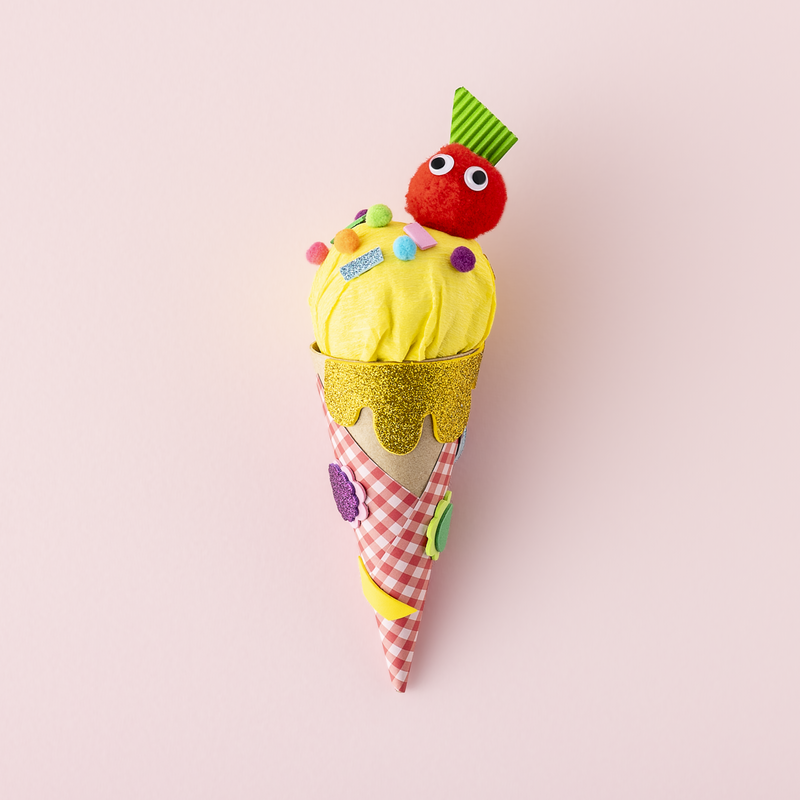 See-Make-Play-Product-Papier Mache Icecream Cone Craft