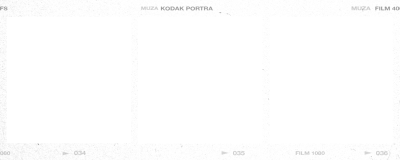 White film strip photo frame