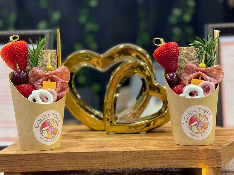 Charcuterie cups wedding
