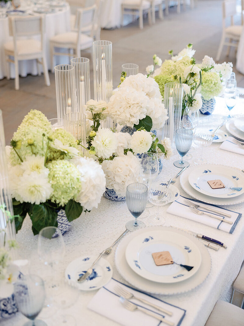 Menus and engraved wood place card