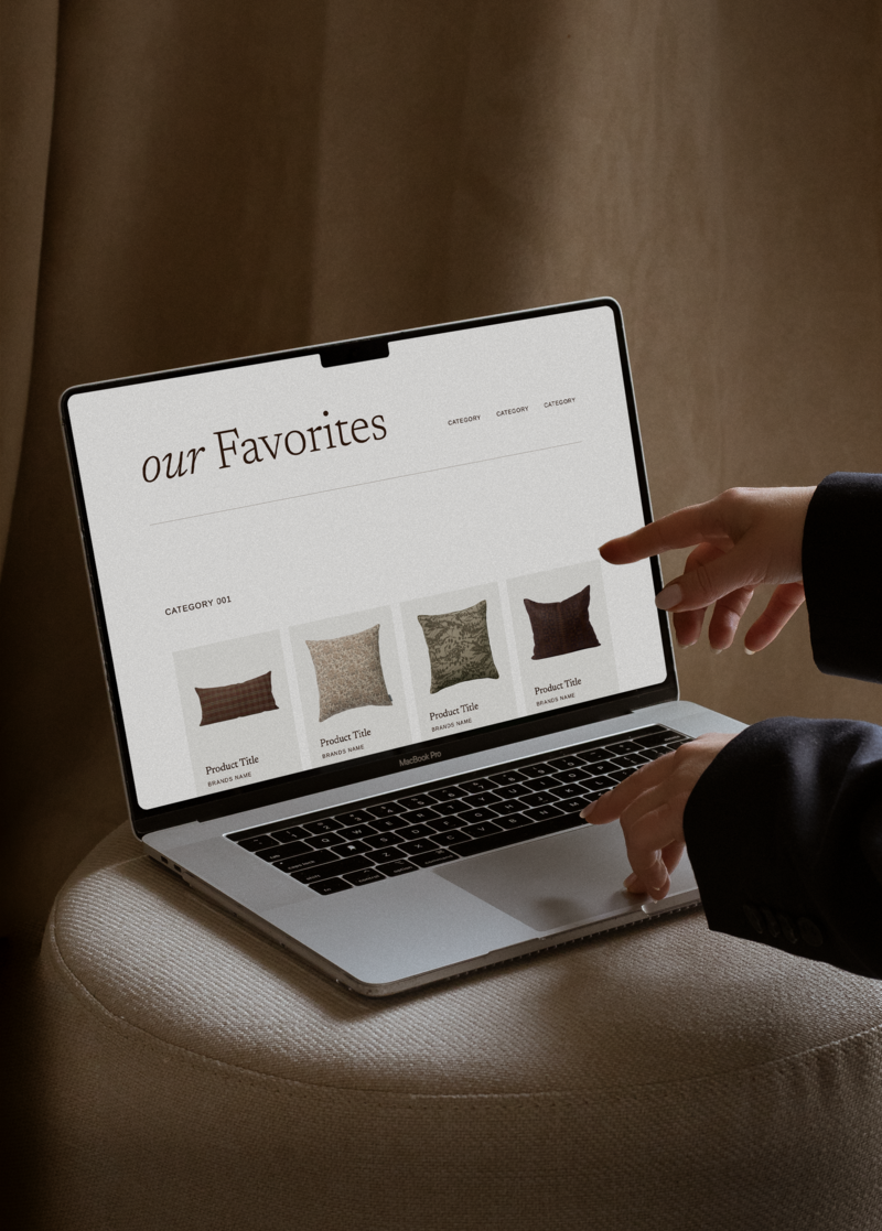 template for interior design portfolio
