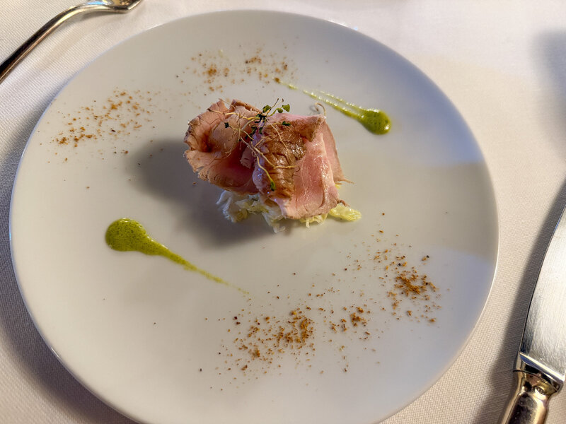 Wonderful starter bites at Ristorante i Castagni