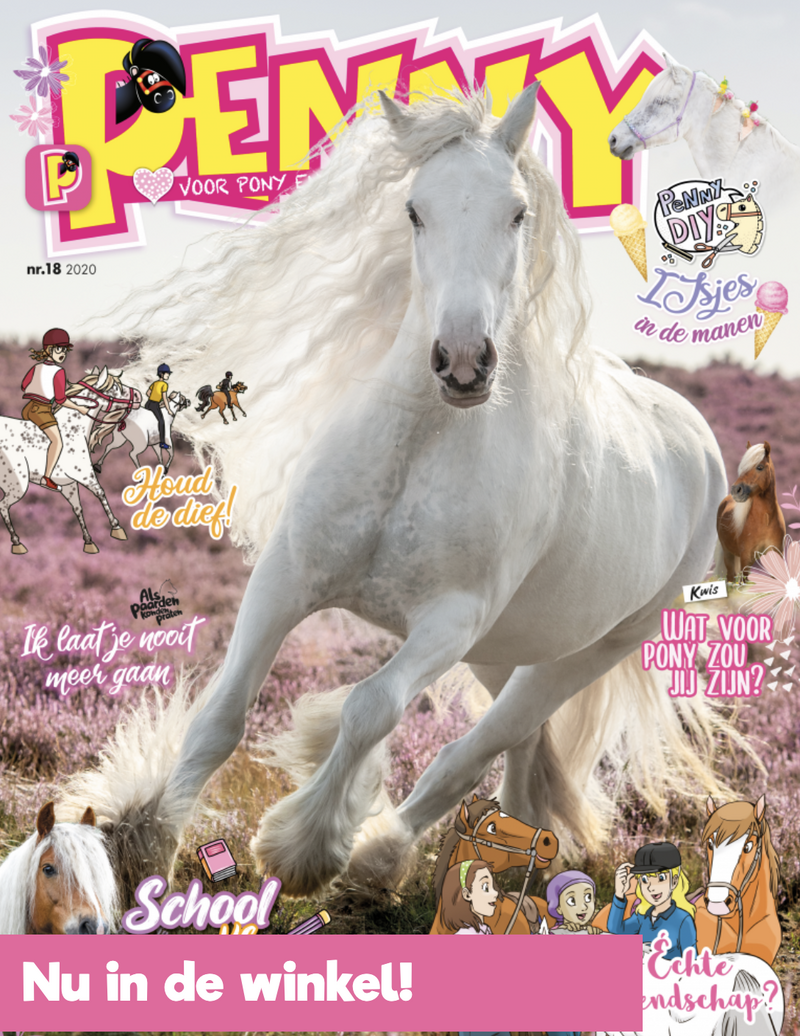 Schimmel glapperend op cover Penny Magazine