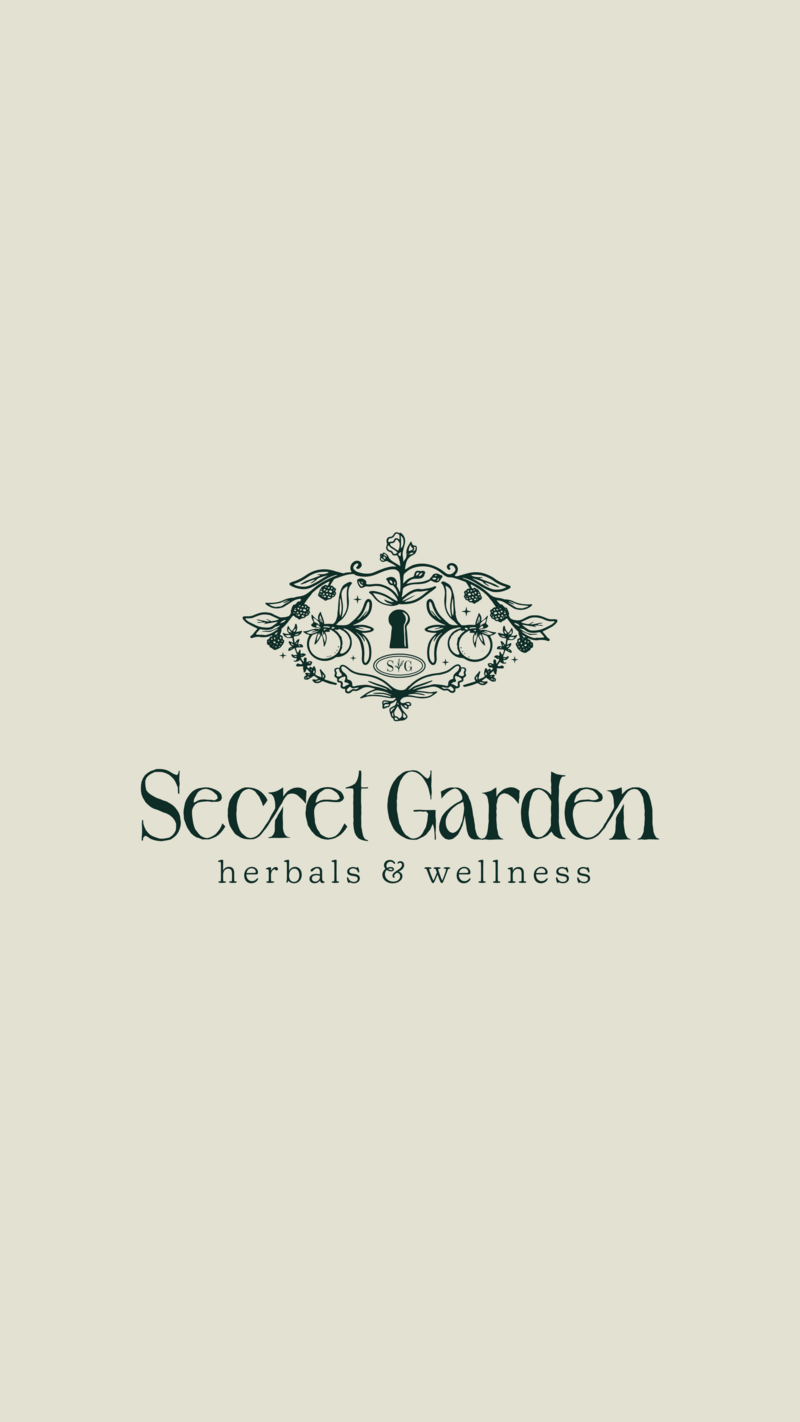 Hand drawn logo for Florida based Herbalist