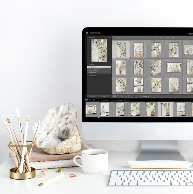 Lightroom catalog with images edited by private photo editors Cultivated Edits
