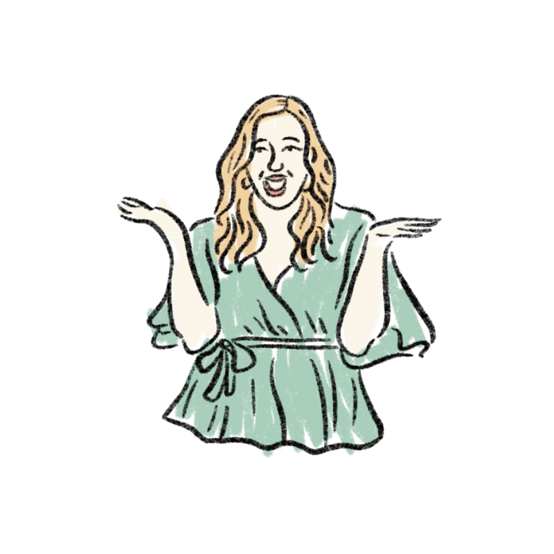 playful illustration of St. Pete photographer
