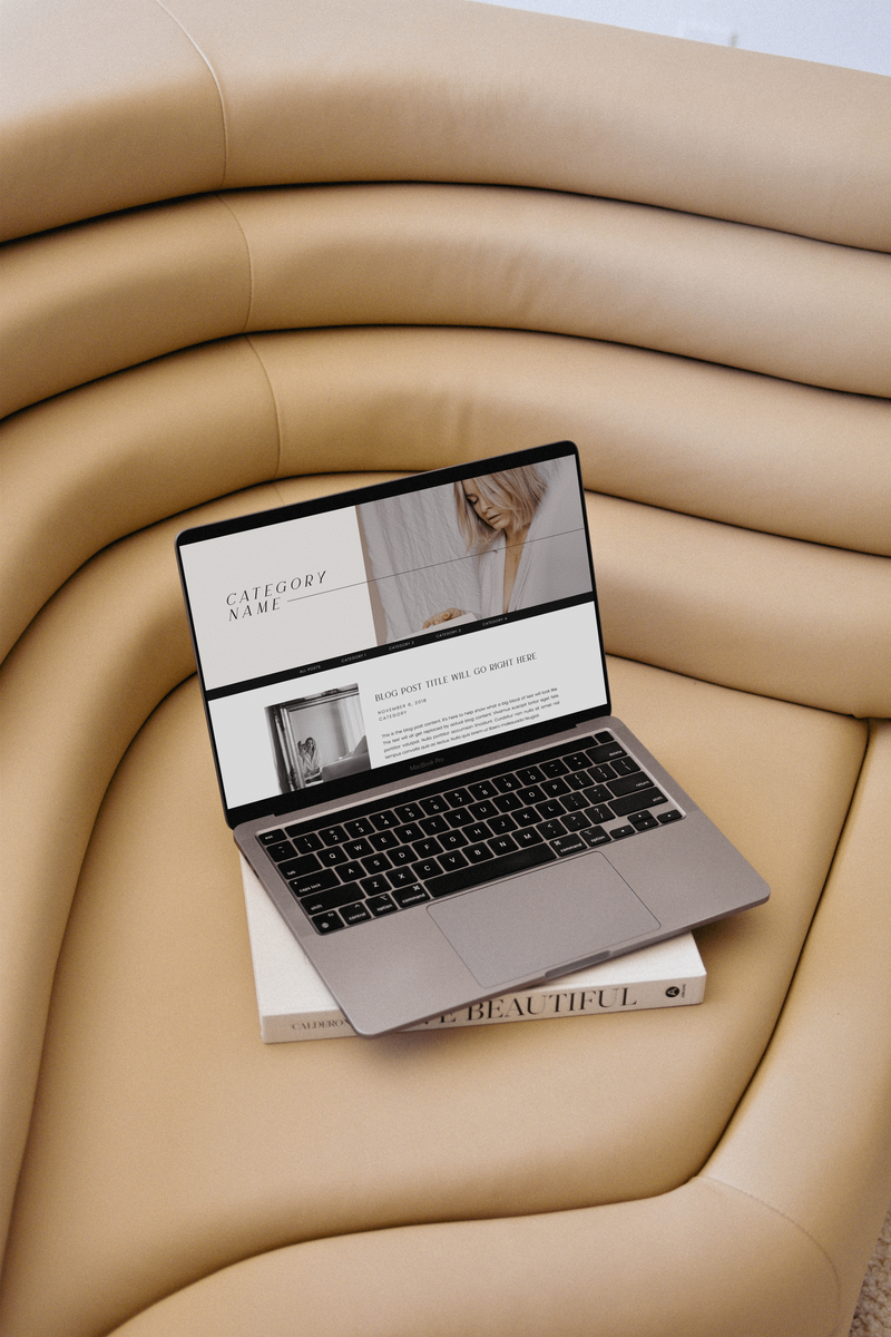 Showit website customization for female entrepreneurs