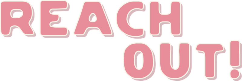 "Reach Out" in bubble Letters. Intimate Wedding, Elopement, and Family Photography NYC, International, and Western North Carolina Area 
