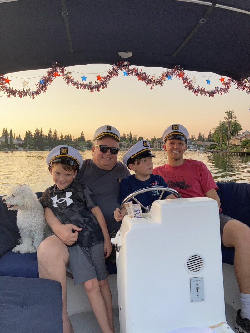 Brent Lindquist Boat Captain and Grandfather