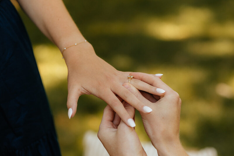 Kentucky Marriage Proposal at Arboretum