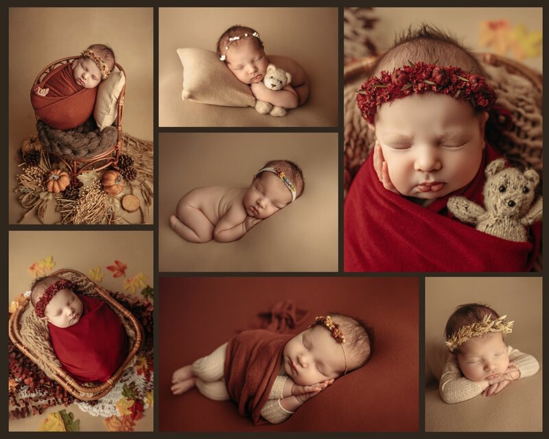 Aazon.co : Ederafoto Newborn Photography Props Wraps Baby Photoshoot Infant Photo Posing - View #9