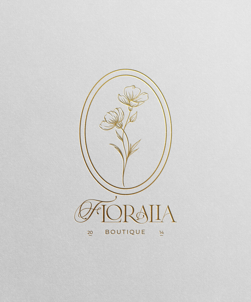 Hand Drawn Floral Logo and Branding