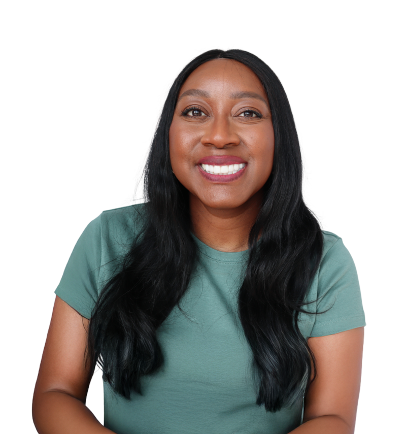 Woman smiling