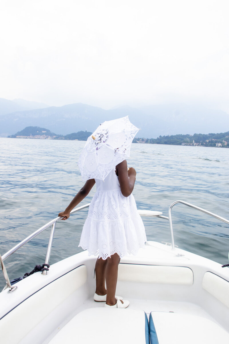 Black owned wedding planner Lake como