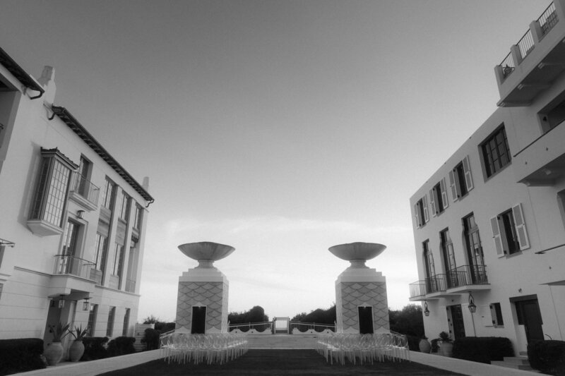 Gulf Green wedding ceremony in Alys Beach