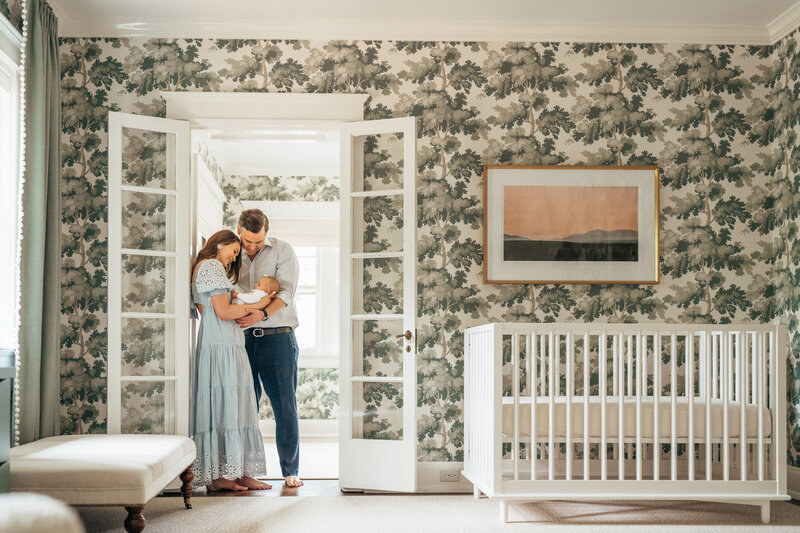 Family of four in-home photography session in St. Louis
