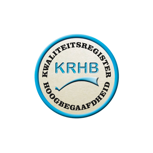 Logo KRHB Kwaliteitsregister hoogbegaafdheid