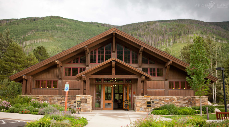 Exterior of the Donovan Pavilion in Vail CO