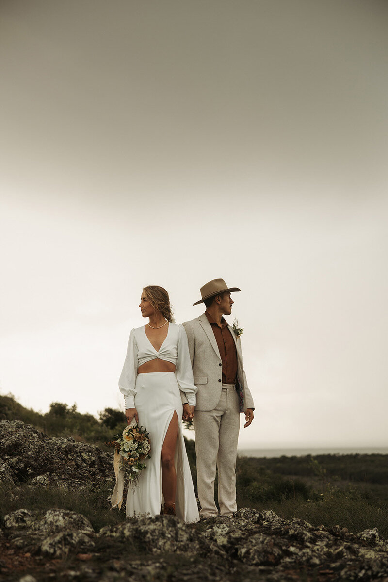 Adventurous couple surprise engagement Mooloolaba