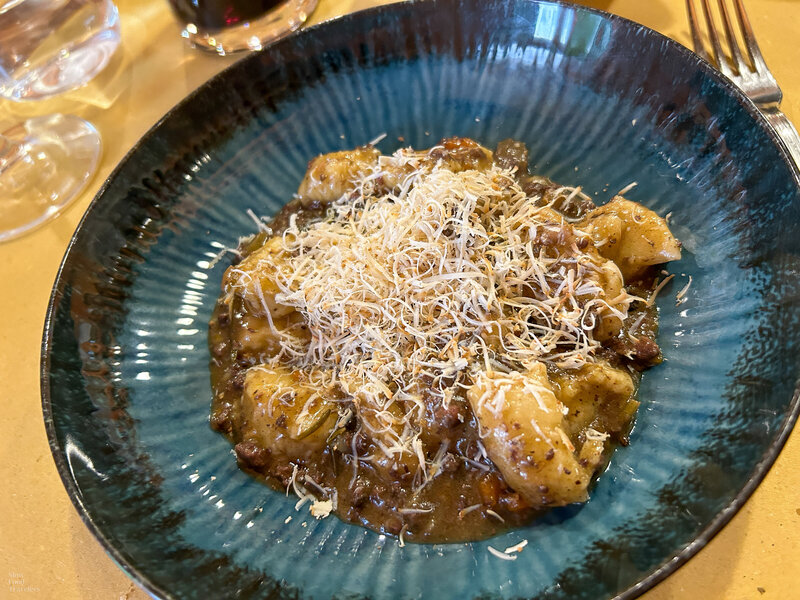 Pasta at La Torre Deglia Aquila in Pavia, Italy