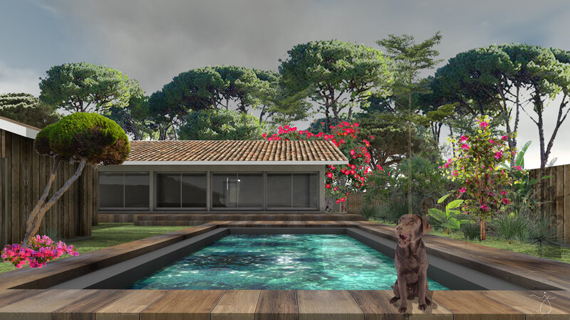 Maison Girolle 4 travées, volume et lumière au cœur du Bassin d’Arcachon – Jessica Eberlé