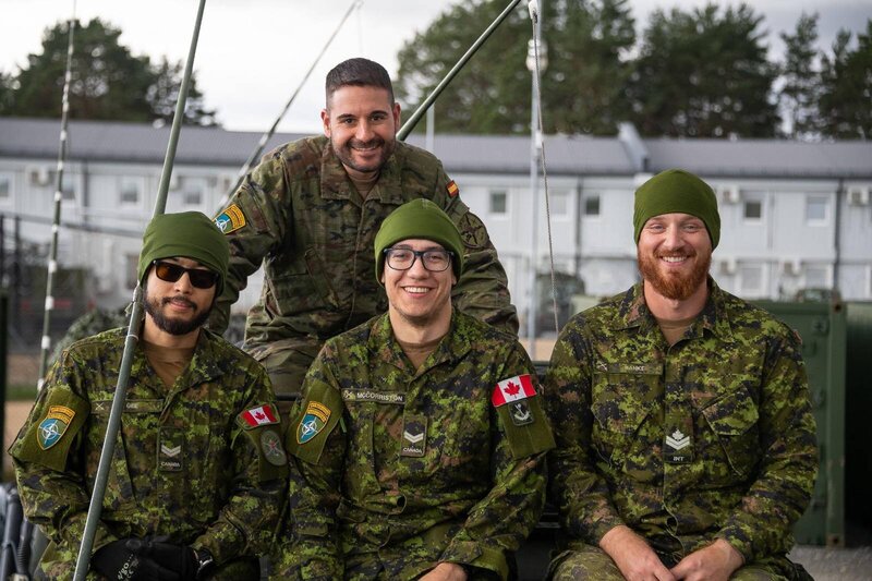 Michael Hanke during a military tour, highlighting his operational field experience