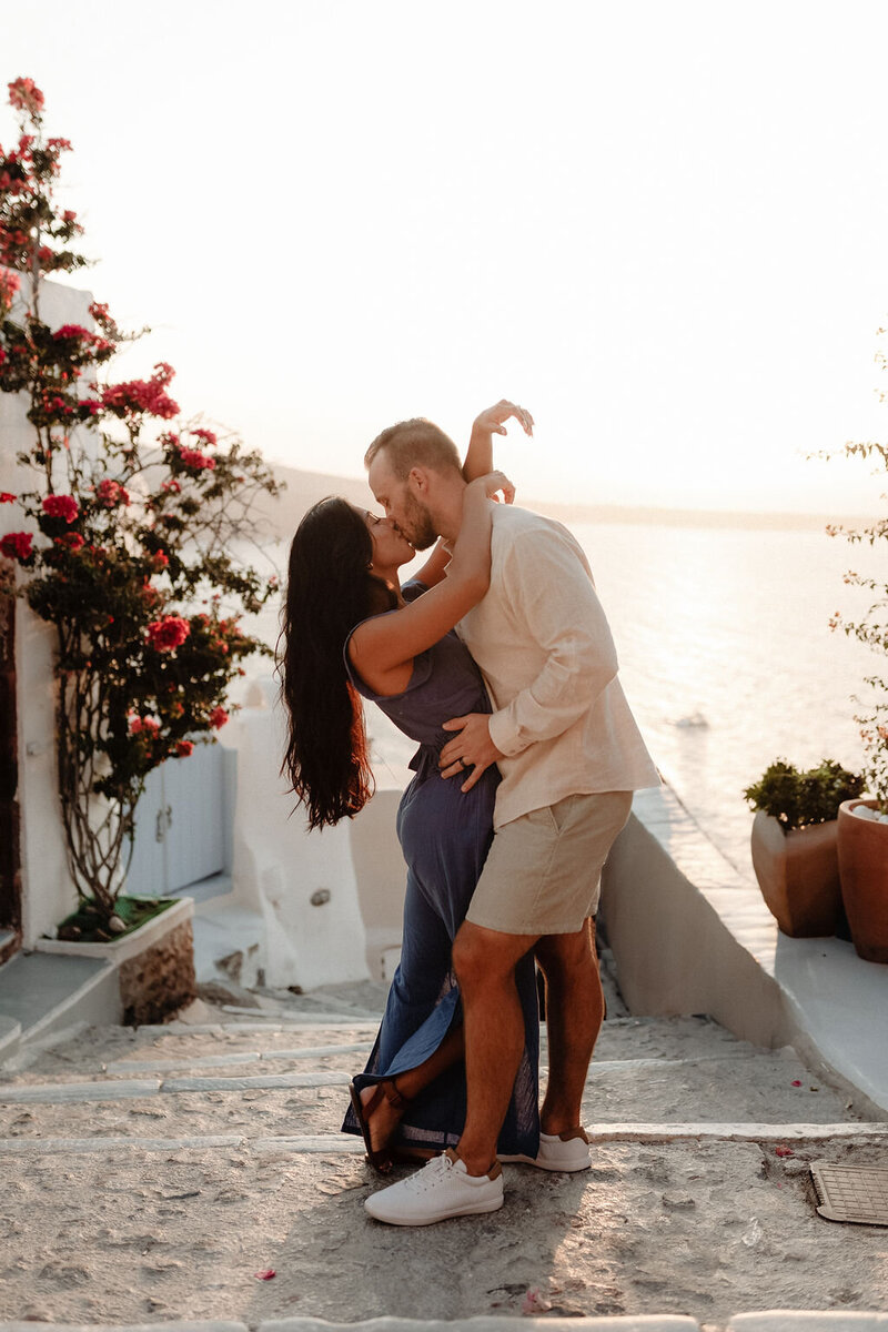 Amalfi Coast engagement photos.