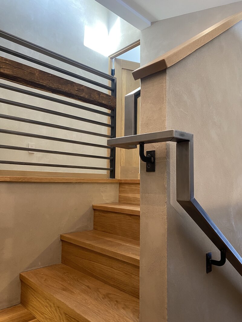 custom steel handrail