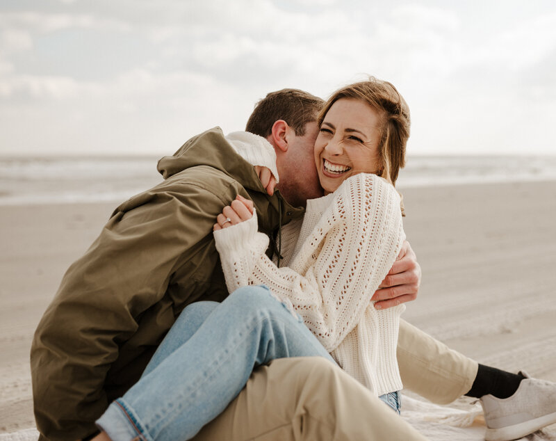 Engagement session in Malibu